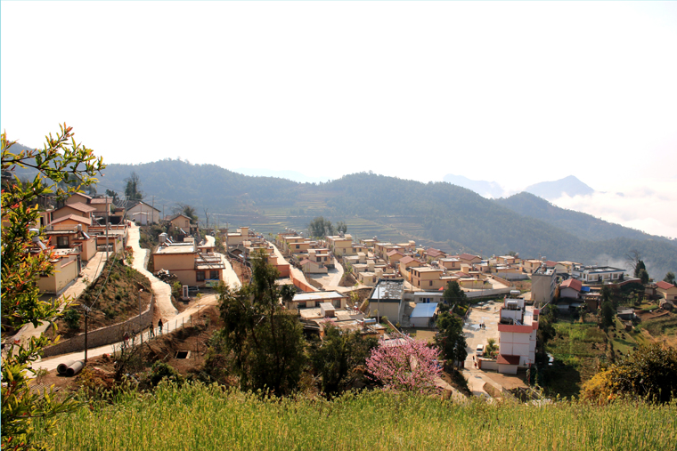 安龙堡乡大村入户道路建设